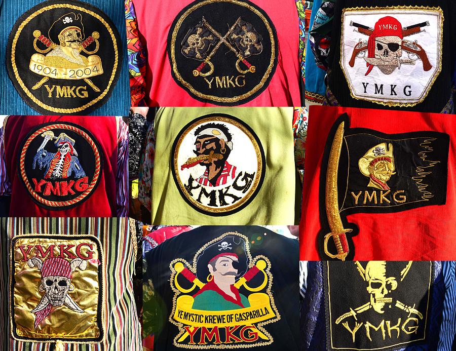 Gasparilla pirate patches Photograph by David Lee Thompson