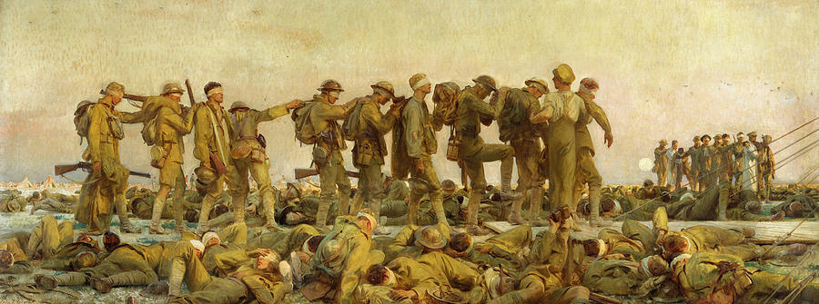 Gassed, 1919 Painting by John Singer Sargent