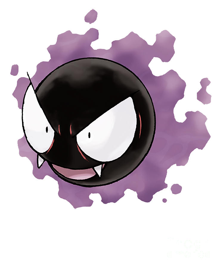 Gastly Chibi Trending Anime Manga Chibi Digital Art by Lan Nguyen ...