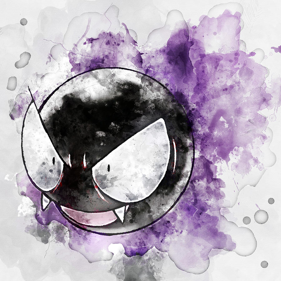 Gastly Painting by Diana Van - Fine Art America