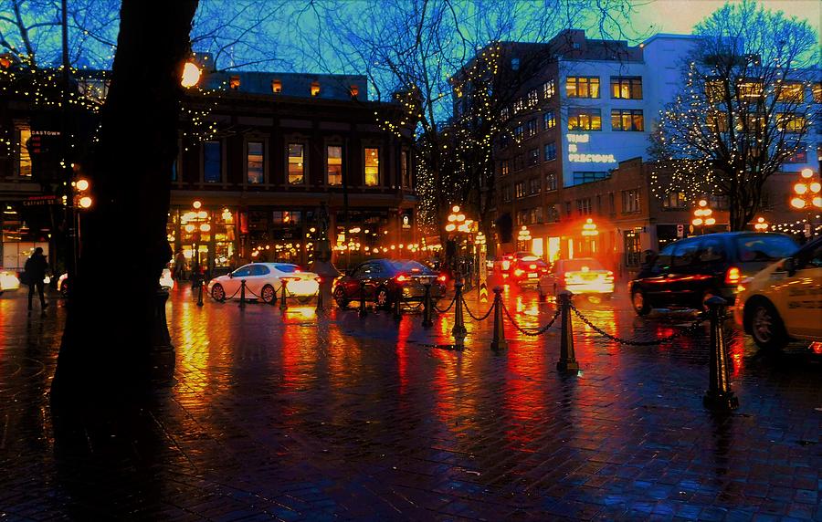 - Gastown 2 - Vancouver BC Photograph by THERESA Nye
