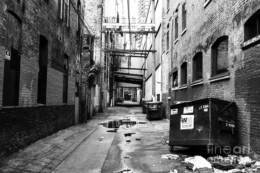Gastown Alley in Vancouver Photograph by John Rizzuto