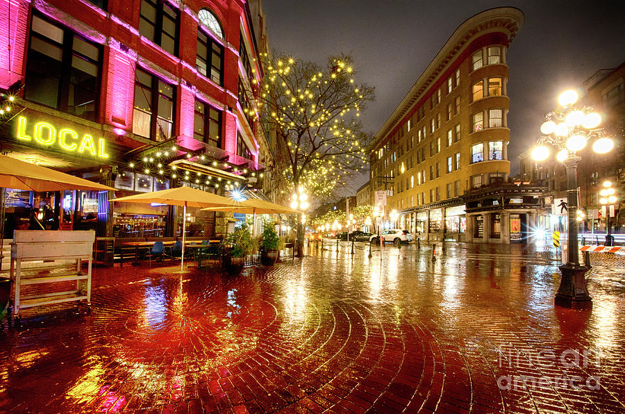 Gastown Flat Iron Square Photograph by Bob Christopher