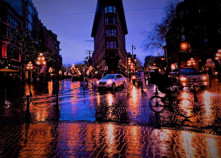 Gastown - Vancouver BC Photograph by THERESA Nye