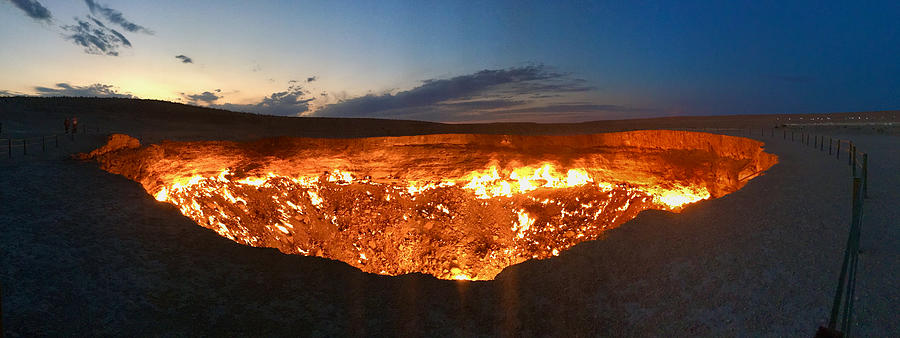 Gate to hell - the gas crater in Turkmenistan Photograph by Persefoni Photo Images