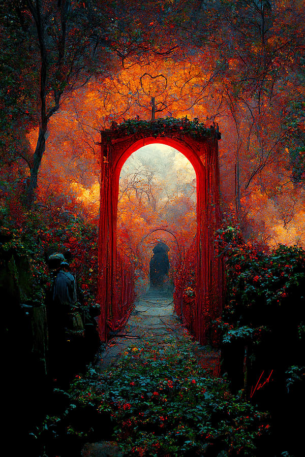 Gate to Existence Painting by Vart
