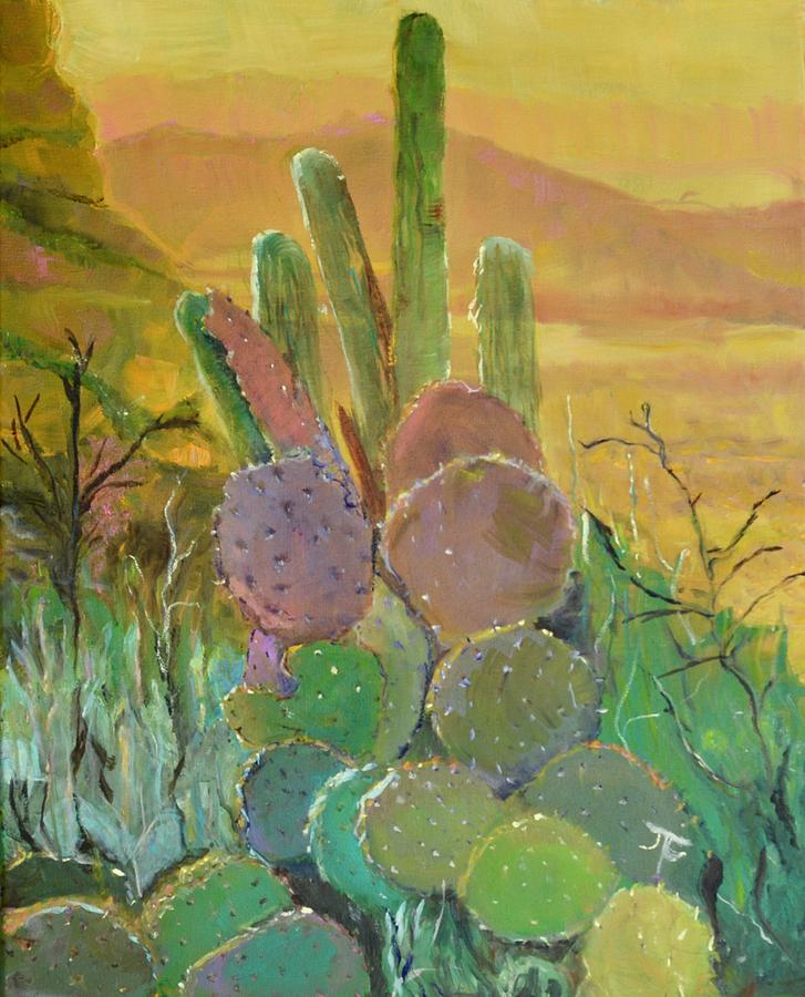 gates Pass Painting by Julie Todd-Cundiff