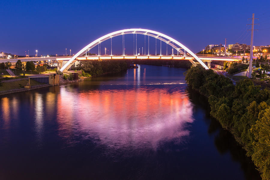 Gateway Boulevard Bridge in Nashville, Tennessee, USA Photograph by Andriy Prokopenko