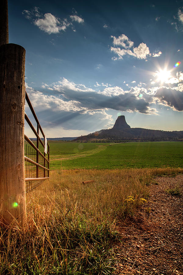 Gateway to the Devils Tower Photograph by Bryan Moore