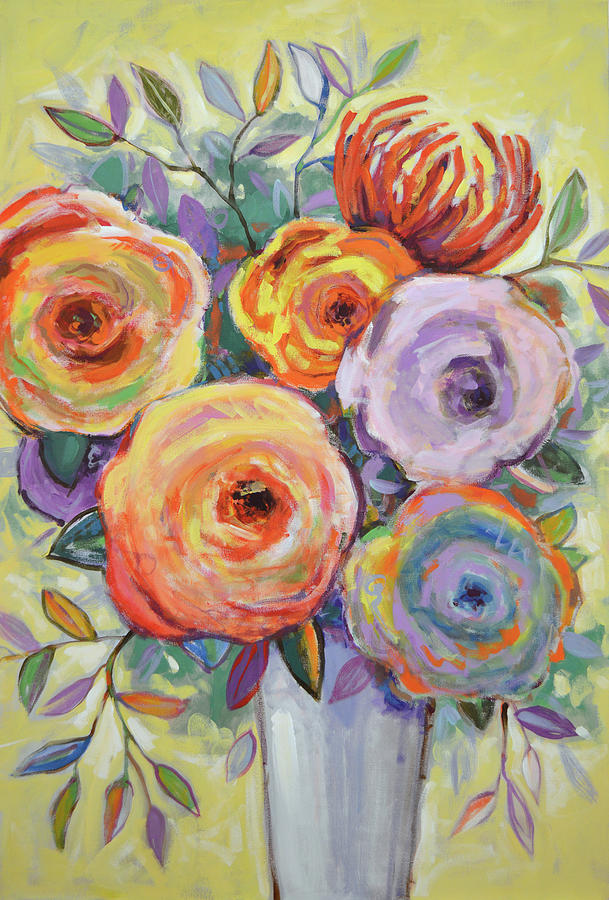 Gathered Blooms Painting by Amy Giacomelli