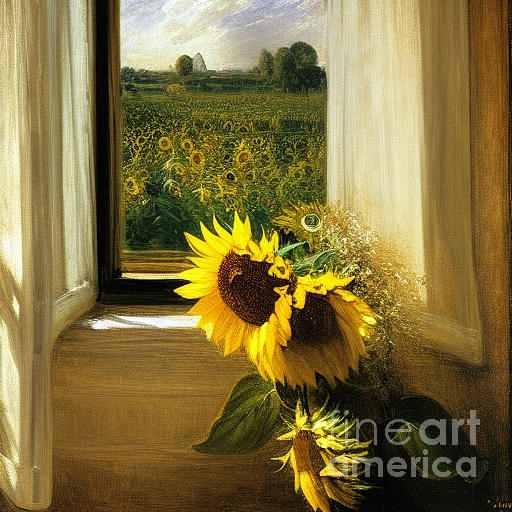 Gathered Sunflowers Digital Art by Carol Riddle