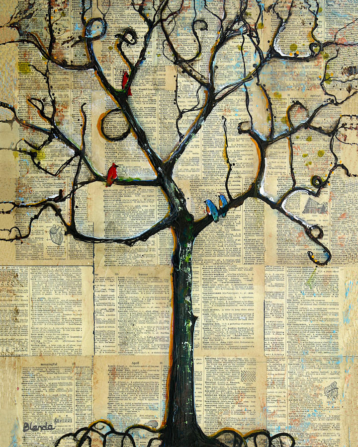 Gathering Place - Tree of Knowledge Painting by Blenda Studio