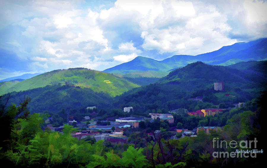 Gatlinburg in the Mountains Photograph by Roberta Byram