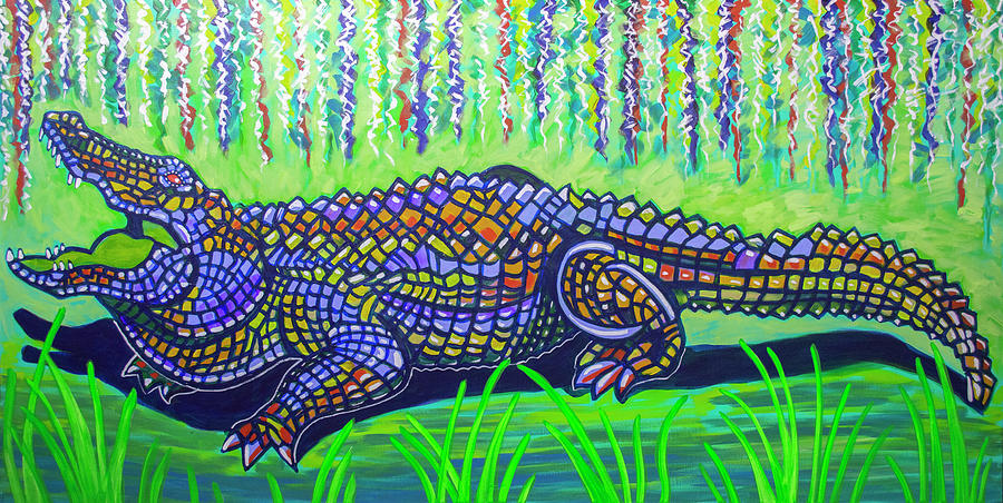 Gator Painting by Mardi Claw