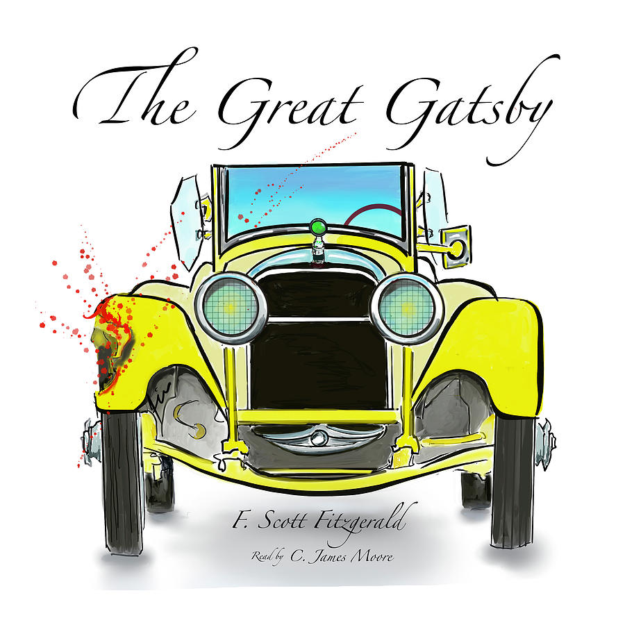 Gatsby's Yellow Car Digital Art by Jim Moore Fine Art America