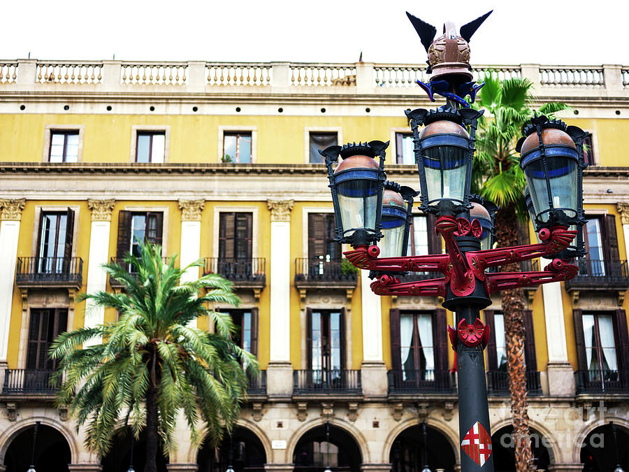 Gaudi Lamps in Barcelona Photograph by John Rizzuto