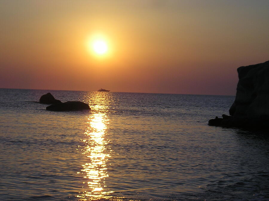 Sunset Photograph - Gavdos Greek island sunset 2 by Antonis Meintanis