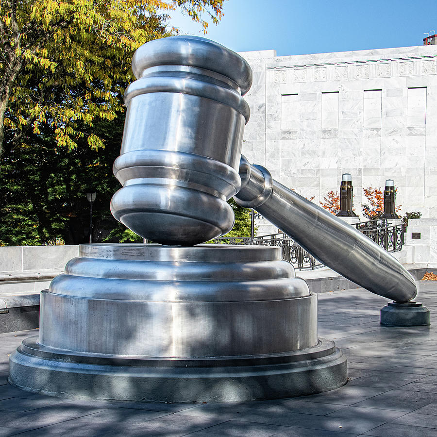 Gavel of the Law Photograph by Stewart Helberg