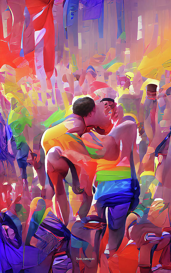 Gay Pride Digital Art