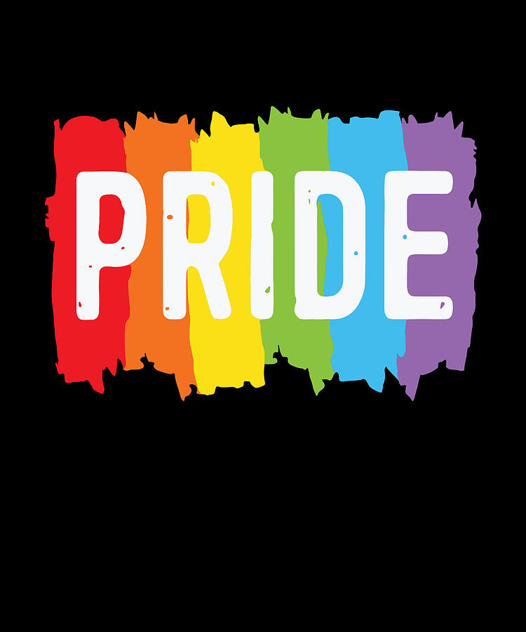 Gay Pride Rainbow Digital Art by Steven Zimmer - Pixels