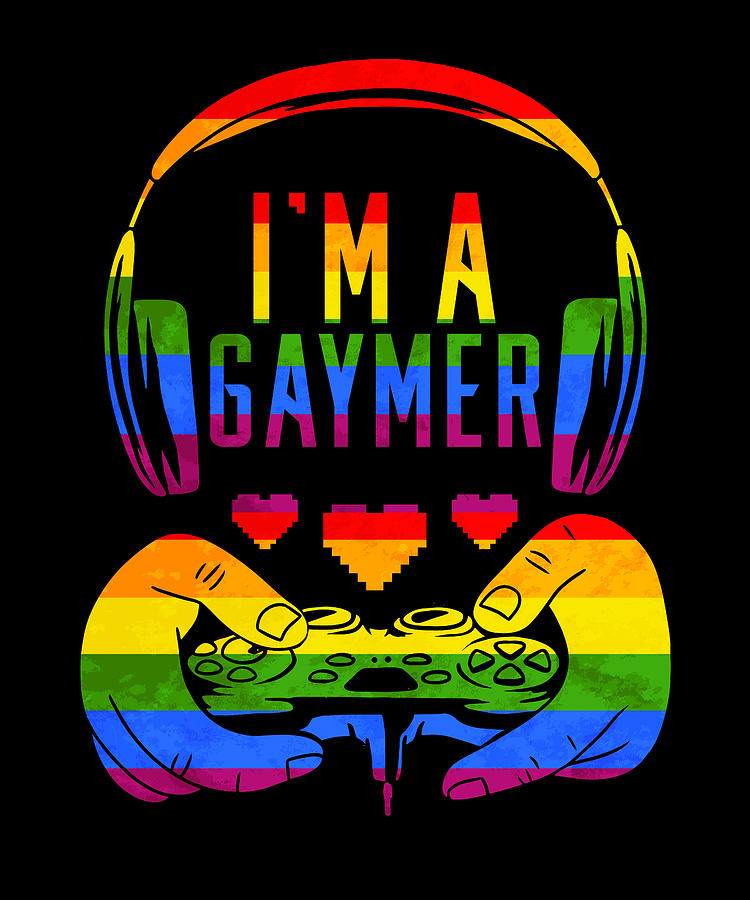 Gaymer Lesbian Gay Video Gamer Lgbtq Gaming Lgbt Digital Art By Florian Dold Art Fine Art America