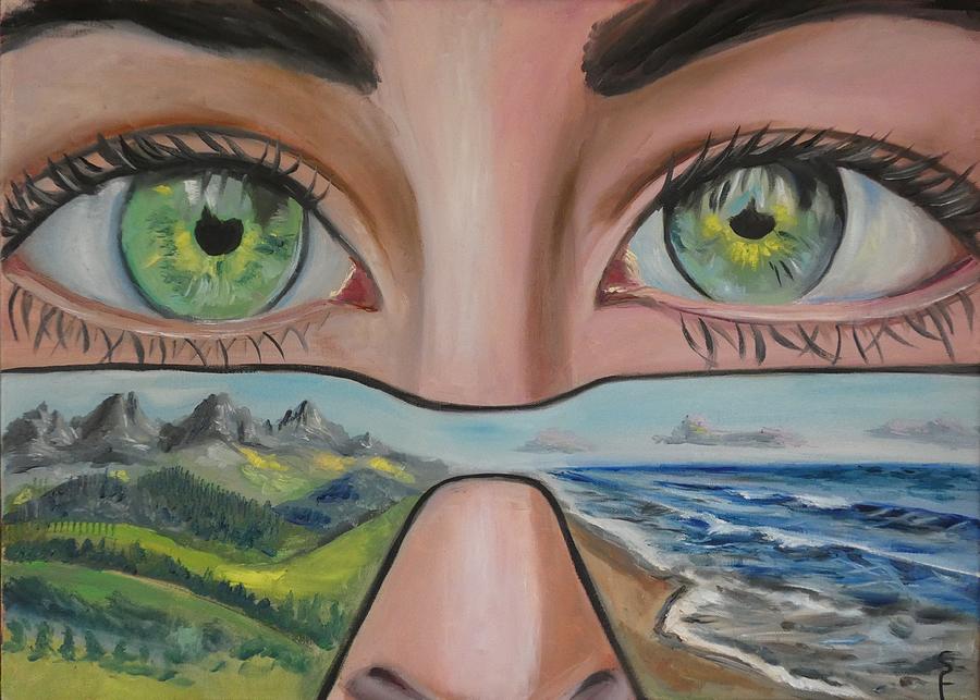Nature Painting - Gaze of the Earth  by Sofia Gasviani