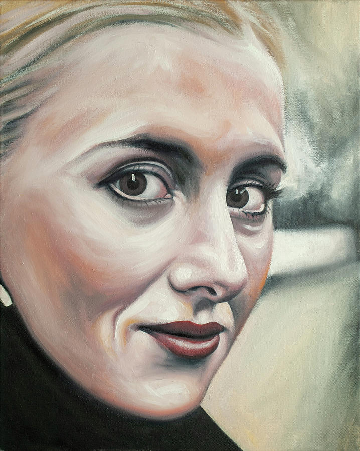 Portrait Painting - Gaze by Seamas Culligan