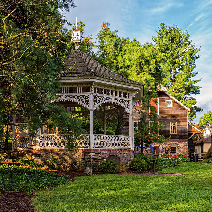 Gazebo in Peddlers Village Photograph by Denise Harty | Pixels