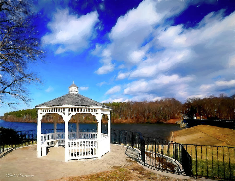 Gazebo on the Dam Photograph by Kathi Isserman - Fine Art America