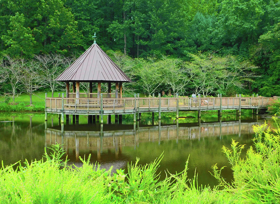 Gazebo Reflections Photograph by Emmy Marie Vickers
