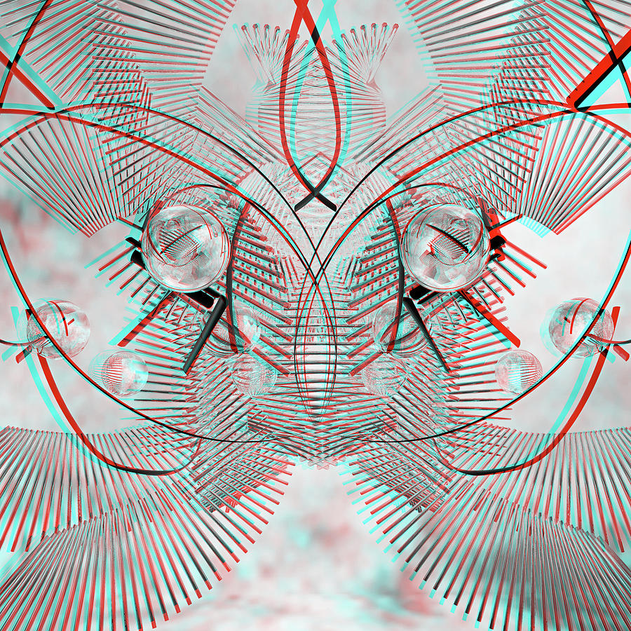 GB Exp3 3D Anaglyph Digital Art by Peter J Sucy