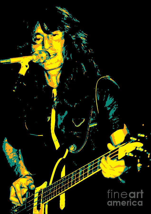 Geddy Lee. Gary Lee Weinrib v4 Digital Art by Andika Bahtiar - Fine Art ...