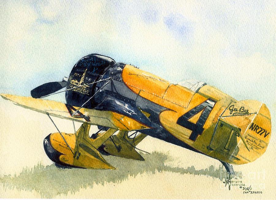 Gee Bee Painting by Merana Cadorette