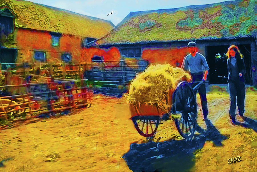 Getting The Hay Painting by CHAZ Daugherty