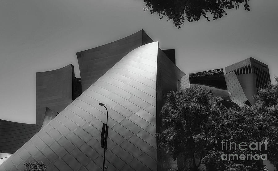 Gehry Architect Los Angeles BW Photograph by Chuck Kuhn