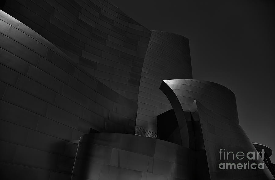Gehry Architect Walt Disney Concert Hall  Photograph by Chuck Kuhn