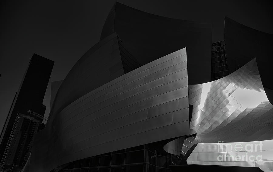 Gehry Architecture Los Angeles WDCH  Photograph by Chuck Kuhn