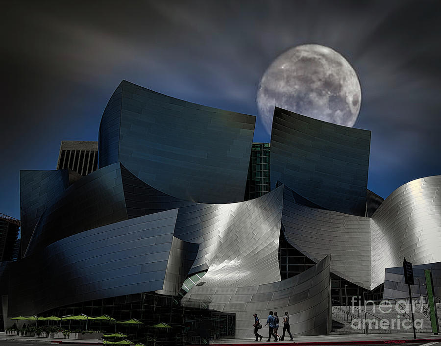 Architecture Photograph - Gehry Los Angeles 008  by Chuck Kuhn