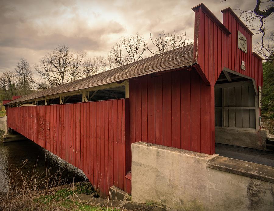 Geigers Covered Bridge - Early Spring Photograph by Jason Fink