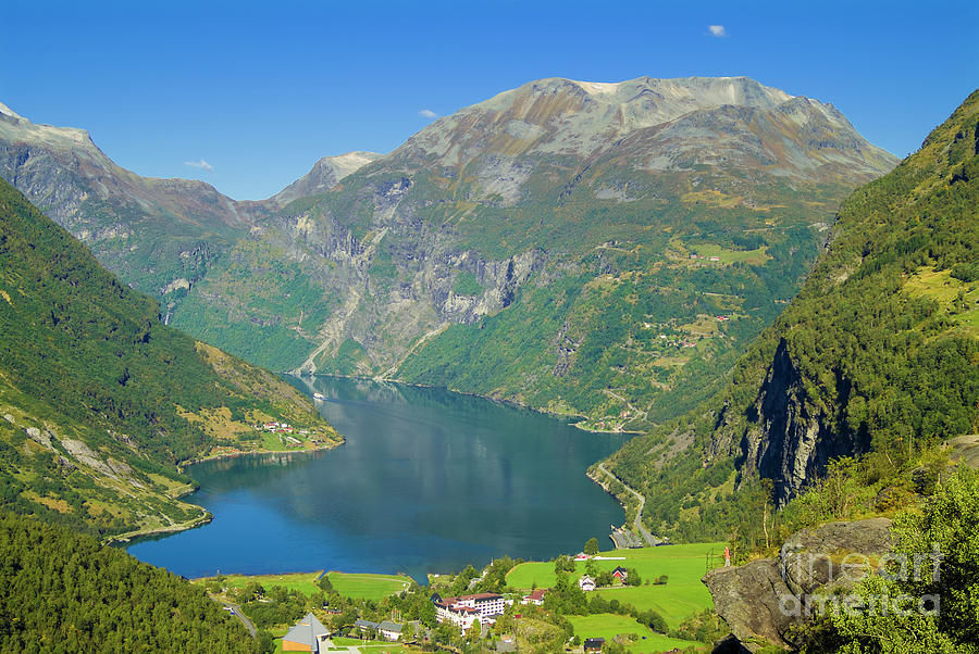 Geiranger Valley and Geirangerfjorden, Norway Photograph by Neale And Judith Clark
