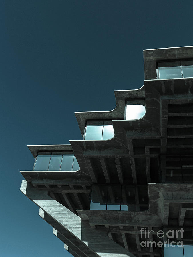 Geisel Library at UC San Diego Photograph by Edward Fielding