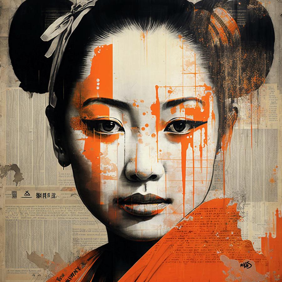 Geisha 06 Digital Art by Tim Miklos - Fine Art America