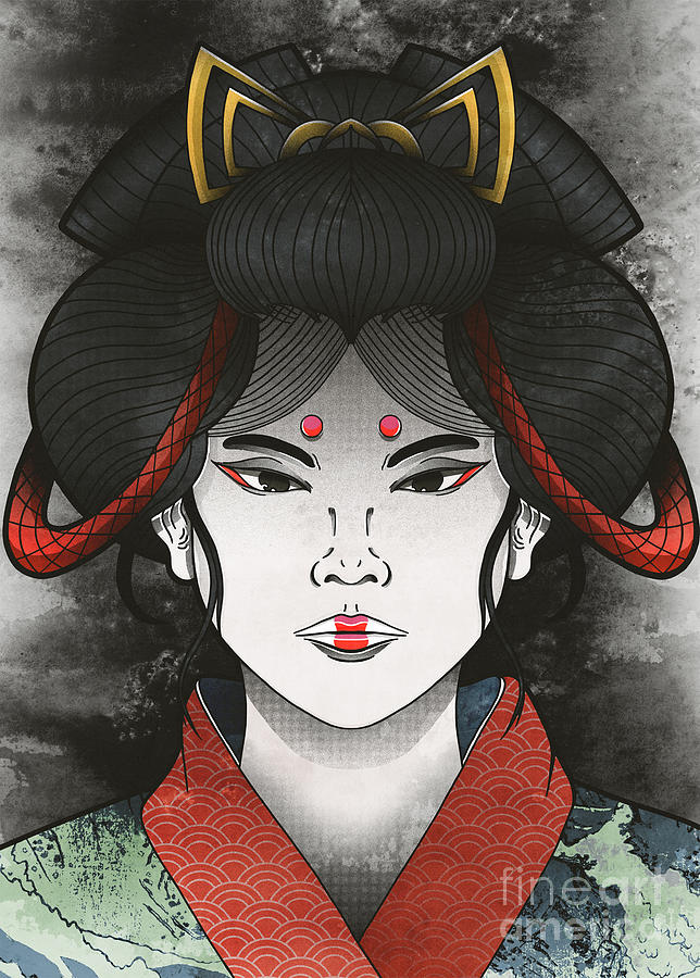 Geisha Digital Art by Afterlife Club - Fine Art America