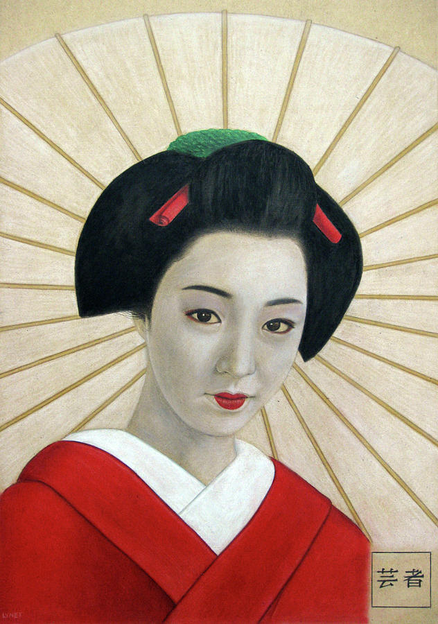 Geisha Painting by Lynet McDonald