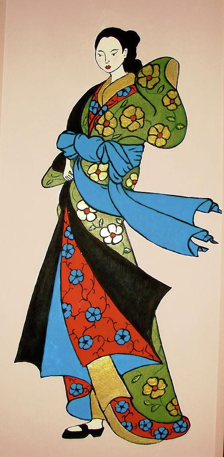 Geisha Painting by Stephanie Moore - Fine Art America