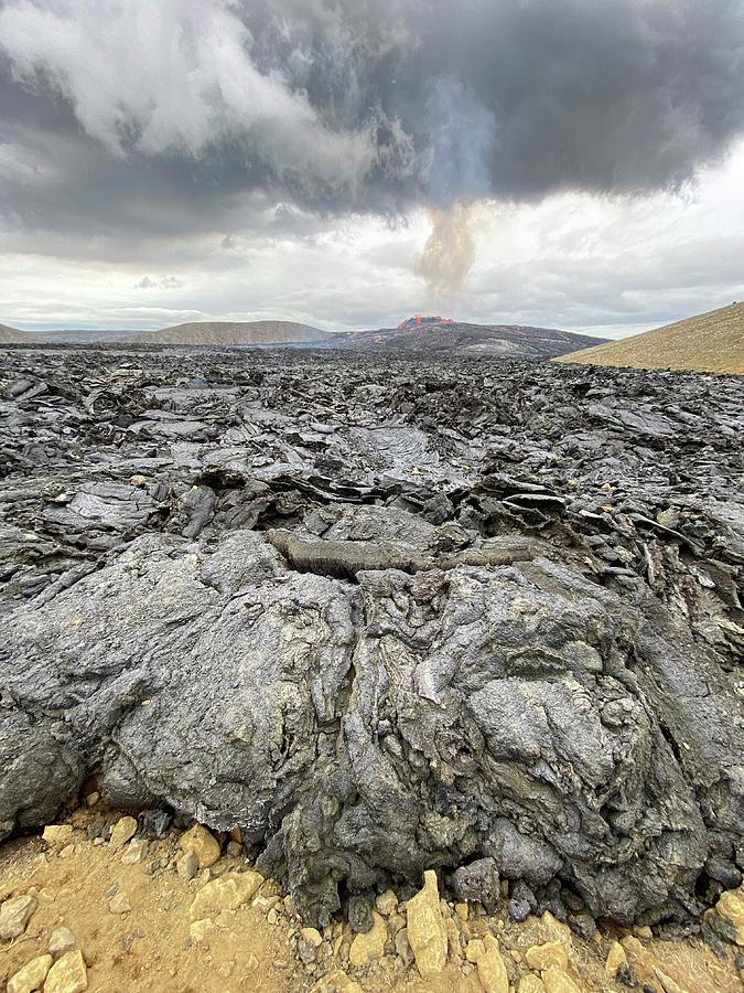 Geldingadalir Volcano Iceland Photograph by Alex Blondeau