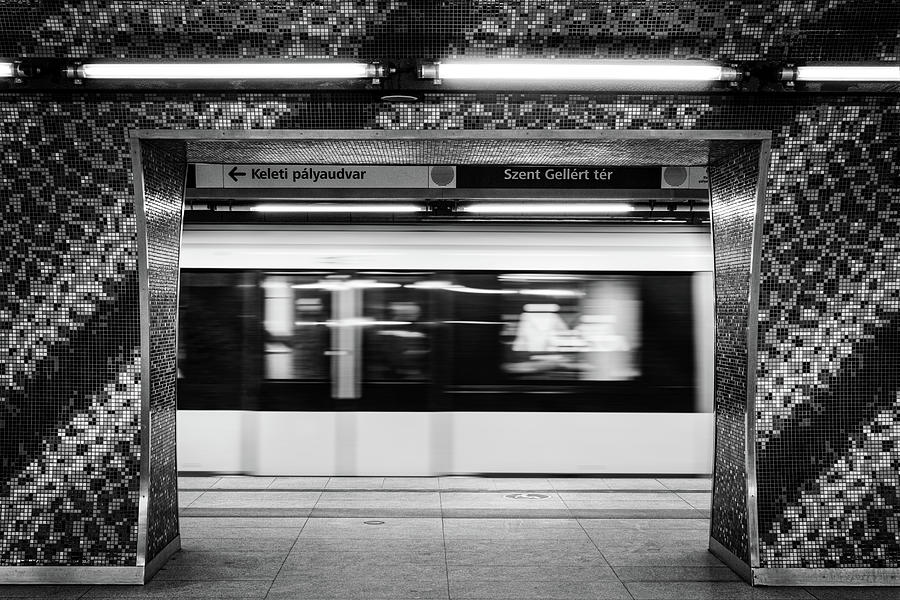 Gellert subway station Photograph by Michael Niessen