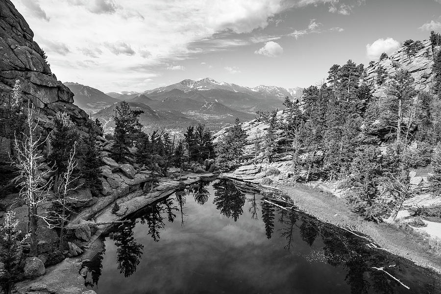 Gem Lake Black and White Photograph by Aaron Spong