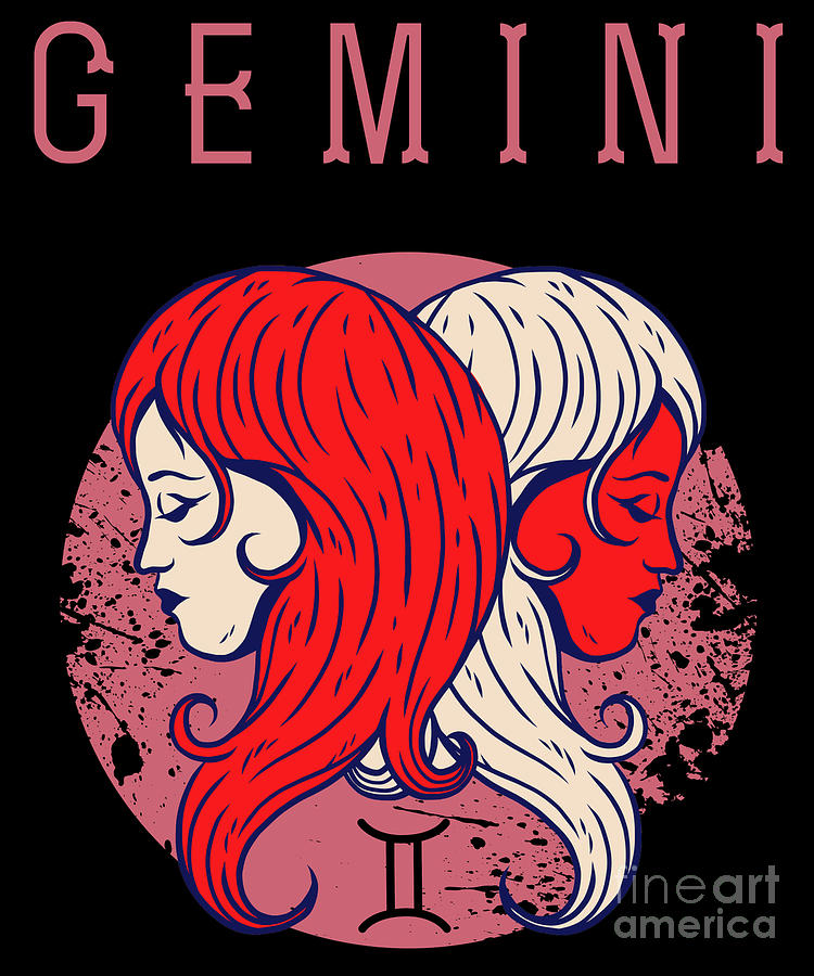 Gemini Birth Sign Astrology Horoscope Gemini Gift Digital Art by Thomas ...