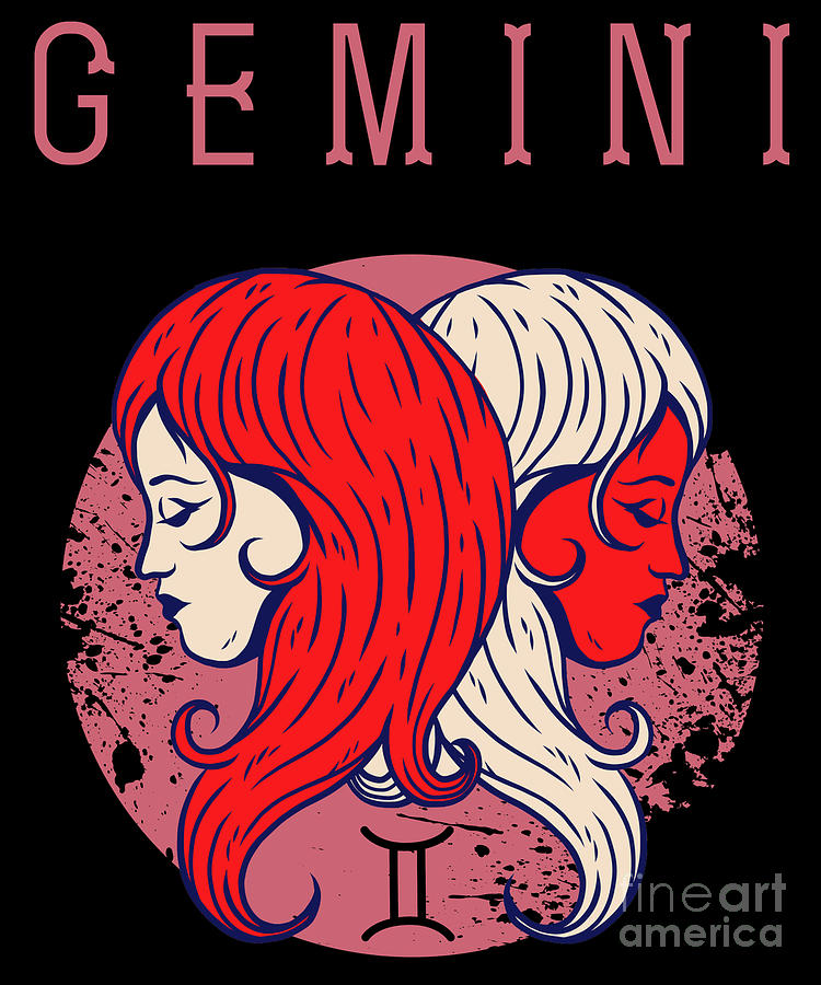 Gemini Birth Sign Astrology Horoscope Gemini Gift by Thomas Larch